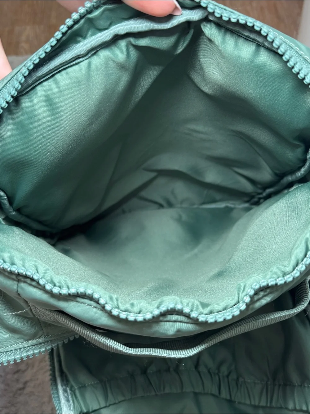 Lululemon Everyday Backpack 21L Ivy Grove Green Nylon Laptop Bag Used